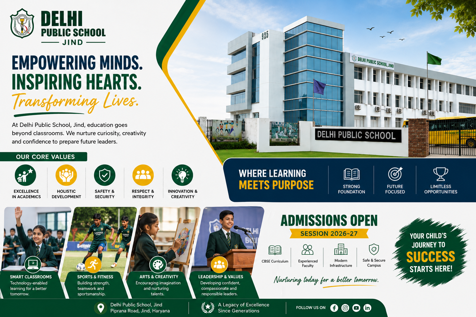 Students learning at one of the best schools in Jind Haryana